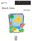 Cover icon of Beach Salsa sheet music for piano solo by Betsy Jackson, intermediate skill level