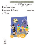 Cover icon of Halloween Comes Once a Year sheet music for piano solo by Elizabeth W. Greenleaf, intermediate skill level