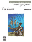 Cover icon of The Quest sheet music for piano solo by Carolyn Miller, intermediate skill level