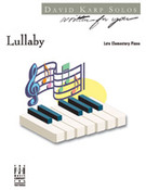Cover icon of Lullaby sheet music for piano solo by David Karp, intermediate skill level