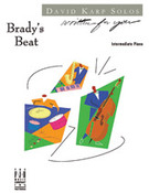 Cover icon of Brady's Beat sheet music for piano solo by David Karp, intermediate skill level