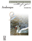 Cover icon of Arabesque sheet music for piano solo by David Karp, intermediate skill level