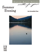 Cover icon of Summer Evening sheet music for piano solo by David Karp, intermediate skill level