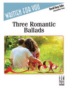 Cover icon of Three Romantic Ballads sheet music for piano solo by David Karp, intermediate skill level