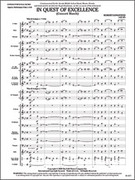 Cover icon of Full Score In Quest of Excellence: Score sheet music for concert band by Robert Longfield, intermediate skill level