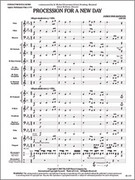 Cover icon of Full Score Procession for a New Day: Score sheet music for concert band by James Swearingen, intermediate skill level