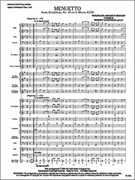 Cover icon of Full Score Menuetto: Score sheet music for concert band by Wolfgang Mozart and Robert Longfield, intermediate skill level