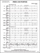 Cover icon of Full Score Pride and Purpose: Score sheet music for concert band by Patrick J. Burns, intermediate skill level