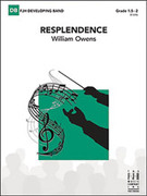 Cover icon of Full Score Resplendence: Score sheet music for concert band by William Owens, intermediate skill level