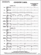 Cover icon of Full Score Coventry Carol: Score sheet music for concert band by Elliot Del Borgo, intermediate skill level