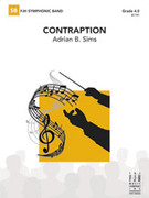 Cover icon of Full Score Contraption: Score sheet music for concert band by Adrian B. Sims and Adrian B. Sims, intermediate skill level