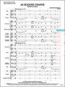 Cover icon of Full Score As Seasons Change: Score sheet music for concert band by James Swearingen, intermediate skill level
