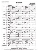 Cover icon of Full Score America: Score sheet music for concert band by Samuel F. Smith and Robert Longfield, intermediate skill level