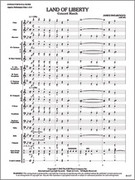 Cover icon of Full Score Land of Liberty: Score sheet music for concert band by James Swearingen, intermediate skill level