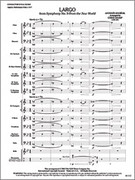 Cover icon of Full Score Largo from Symphony No. 9: Score sheet music for concert band by Antonn Dvork, intermediate skill level