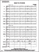 Cover icon of Full Score Rise to Power: Score sheet music for concert band by Rob Grice, intermediate skill level
