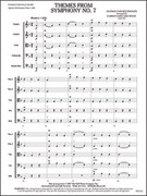 Cover icon of Full Score Themes from Symphony No. 7: Score sheet music for string orchestra by Ludwig van Beethoven, intermediate skill level