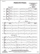 Cover icon of Full Score Pizzicato Polka: Score sheet music for string orchestra by Anonymous, intermediate skill level