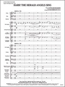 Cover icon of Full Score Hark! The Herald Angels Sing: Score sheet music for concert band by Felix Mendelssohn-Bartholdy, Felix Mendelssohn-Bartholdy and Charles Wesley, intermediate skill level