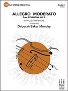 Cover icon of Full Score Allegro moderato from Symphony No 3: Score sheet music for string orchestra by Camille Saint-Saens and Camille Saint-Saens, intermediate skill level