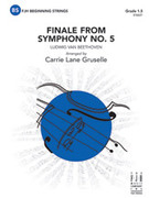 Cover icon of Full Score Finale from Symphony No. 5: Score sheet music for string orchestra by Ludwig van Beethoven, intermediate skill level
