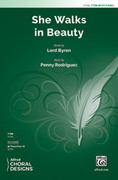 Cover icon of She Walks in Beauty sheet music for choir (TTBB: tenor, bass) by Penny Rodriguez, intermediate skill level