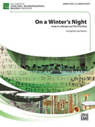 Cover icon of On a Winter's Night sheet music for concert band (full score) by Anonymous, intermediate skill level