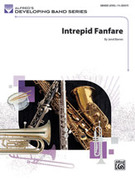 Cover icon of Intrepid Fanfare sheet music for concert band (full score) by Jared Barnes, intermediate skill level