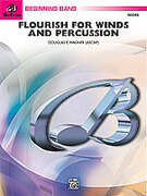 Cover icon of Flourish for Winds and Percussion sheet music for concert band (full score) by Douglas E. Wagner, beginner skill level