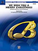 Cover icon of We Wish You a Merry Christmas sheet music for full orchestra (full score) by Anonymous, classical score, intermediate skill level