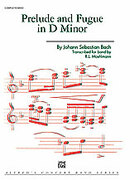 Cover icon of Prelude and Fugue in D minor (COMPLETE) sheet music for concert band by Johann Sebastian Bach and Roland L. Moehlmann, classical score, intermediate skill level