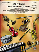 Cover icon of Let It Snow! Let It Snow! Let It Snow! sheet music for saxophone (full score) by Jule Styne, Sammy Cahn and Calvin Custer, intermediate skill level