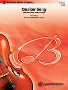 Cover icon of Quaker Song sheet music for string orchestra (full score) by Anonymous, easy/intermediate skill level