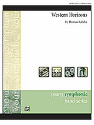 Cover icon of Western Horizons (COMPLETE) sheet music for concert band by Thomas Kahelin, easy skill level