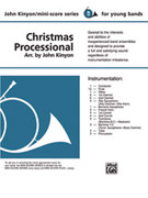 Cover icon of Christmas Processional (COMPLETE) sheet music for concert band by Anonymous and John Kinyon, beginner skill level