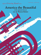 Cover icon of America, the Beautiful, with optional SA/SAB chorus (COMPLETE) sheet music for concert band by Anonymous, easy skill level