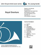 Cover icon of Royal Overture sheet music for concert band (full score) by John Kinyon, beginner skill level