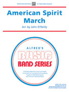 Cover icon of American Spirit March (COMPLETE) sheet music for concert band by Anonymous, beginner skill level