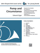 Cover icon of Pomp and Circumstance sheet music for concert band (full score) by Edward Elgar and John Kinyon, classical score, beginner skill level