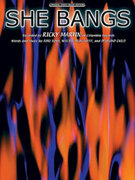 Cover icon of She Bangs sheet music for piano, voice or other instruments by Ricky Martin, easy/intermediate skill level