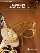 Cover icon of Kilimanjaro: An African Portrait (COMPLETE) sheet music for concert band by Robert Washburn, advanced skill level