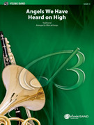Cover icon of Angels We Have Heard on High (COMPLETE) sheet music for concert band by Anonymous and Elliot Del Borgo, classical score, easy skill level