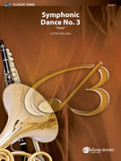 Cover icon of Symphonic Dance No. 3 (COMPLETE) sheet music for concert band by Clifton Williams, advanced skill level