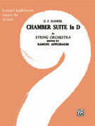 Cover icon of Chamber Suite in D sheet music for string orchestra (full score) by George Frideric Handel and George Frideric Handel, classical score, intermediate skill level
