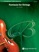 Cover icon of Fantasia for Strings sheet music for string orchestra (full score) by Elliot Del Borgo, intermediate skill level