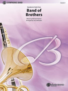 Cover icon of Band of Brothers, Symphonic Suite from sheet music for concert band (full score) by Michael Kamen and Jerry Brubaker, intermediate skill level