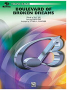 Cover icon of Boulevard of Broken Dreams sheet music for concert band (full score) by Green Day and Douglas E. Wagner, easy skill level
