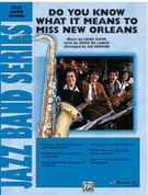 Cover icon of Do You Know What It Means to Miss New Orleans (COMPLETE) sheet music for jazz band by Louis Alter, Eddie DeLange and Les Hooper, easy/intermediate skill level