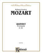 Cover icon of Quintet, K. 581 (COMPLETE) sheet music for chamber quintet by Wolfgang Amadeus Mozart, classical score, intermediate skill level