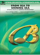 Cover icon of From Sea to Shining Sea sheet music for string orchestra (full score) by Katherine Lee Bates and Samuel Augustus Ward, easy/intermediate skill level